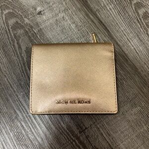 Michael Kors Metallic Gold Wallet